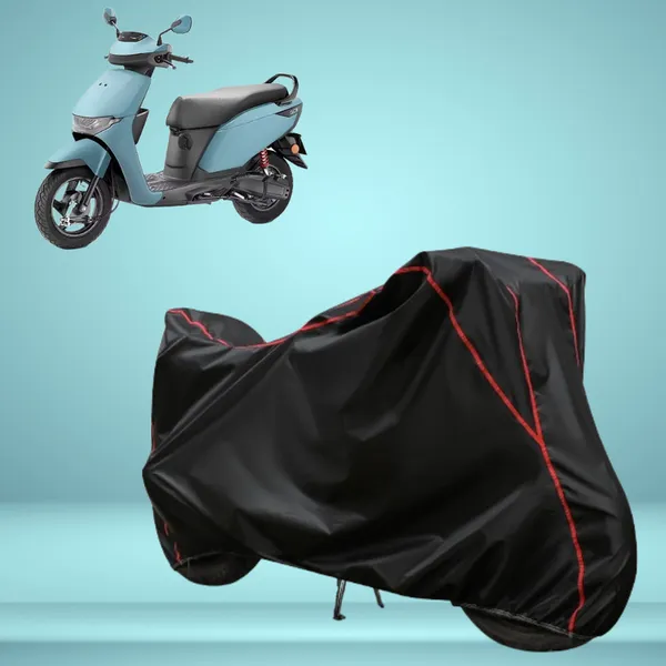 Stylish_Black_Water_Resistant_Dustproof_UV_&_Heat_Resistant_Multicolor_Piping_Bike_Scooter_Scooty_Cover_Compatible_with_Honda_QC1