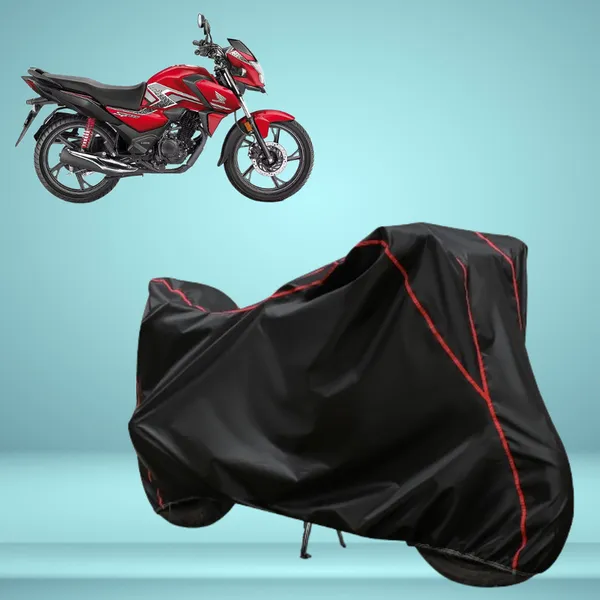 Stylish_Black_Water_Resistant_Dustproof_UV_&_Heat_Resistant_Multicolor_Piping_Bike_Scooter_Scooty_Cover_Compatible_with_Honda_SP_125