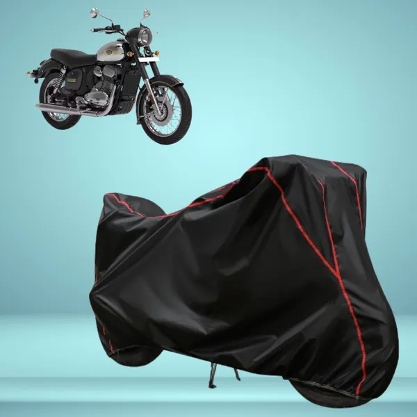 Stylish_Black_Water_Resistant_Dustproof_UV_&_Heat_Resistant_Multicolor_Piping_Bike_Scooter_Scooty_Cover_Compatible_with_Jawa_350