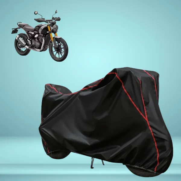 Stylish_Black_Water_Resistant_Dustproof_UV_&_Heat_Resistant_Multicolor_Piping_Bike_Scooter_Scooty_Cover_Compatible_with_Triumph_Scrambler_400_X