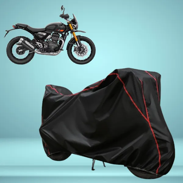Stylish_Black_Water_Resistant_Dustproof_UV_&_Heat_Resistant_Multicolor_Piping_Bike_Scooter_Scooty_Cover_Compatible_with_Triumph_Scrambler_400_XC