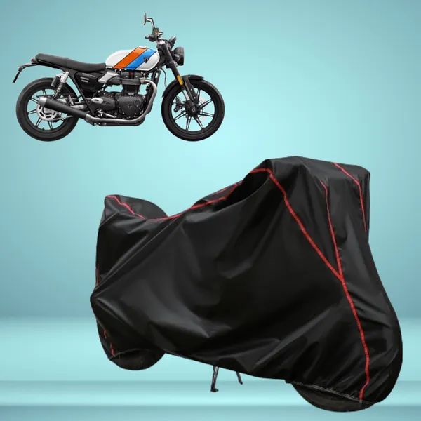 Stylish_Black_Water_Resistant_Dustproof_UV_&_Heat_Resistant_Multicolor_Piping_Bike_Scooter_Scooty_Cover_Compatible_with_Triumph_Speed_Twin_900