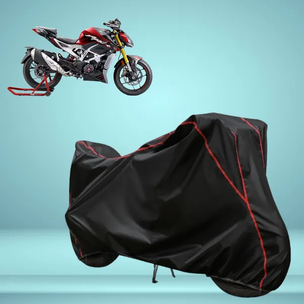 Stylish_Black_Water_Resistant_Dustproof_UV_&_Heat_Resistant_Multicolor_Piping_Bike_Scooter_Scooty_Cover_Compatible_with_TVS_Apache_RTR_310
