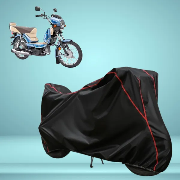 Stylish_Black_Water_Resistant_Dustproof_UV_&_Heat_Resistant_Multicolor_Piping_Bike_Scooter_Scooty_Cover_Compatible_with_TVS_XL_100_Comfort