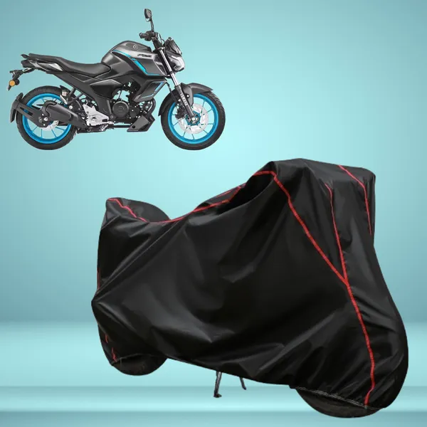 Stylish_Black_Water_Resistant_Dustproof_UV_&_Heat_Resistant_Multicolor_Piping_Bike_Scooter_Scooty_Cover_Compatible_with_Yamaha_FZ_S_Hybrid