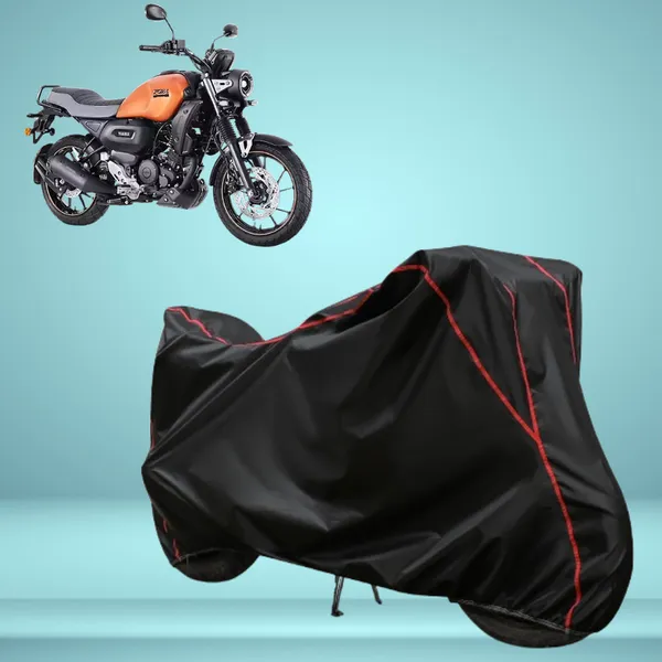 Stylish_Black_Water_Resistant_Dustproof_UV_&_Heat_Resistant_Multicolor_Piping_Bike_Scooter_Scooty_Cover_Compatible_with_Yamaha_FZ_X