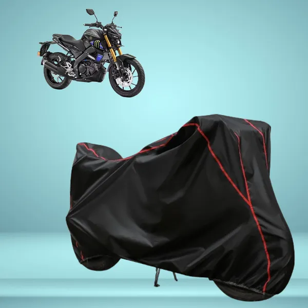 Stylish_Black_Water_Resistant_Dustproof_UV_&_Heat_Resistant_Multicolor_Piping_Bike_Scooter_Scooty_Cover_Compatible_with_Yamaha_MT_15_V2