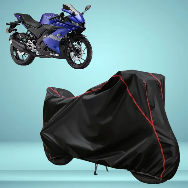 Stylish_Black_Water_Resistant_Dustproof_UV_&_Heat_Resistant_Multicolor_Piping_Bike_Scooter_Scooty_Cover_Compatible_with_Yamaha_R15S