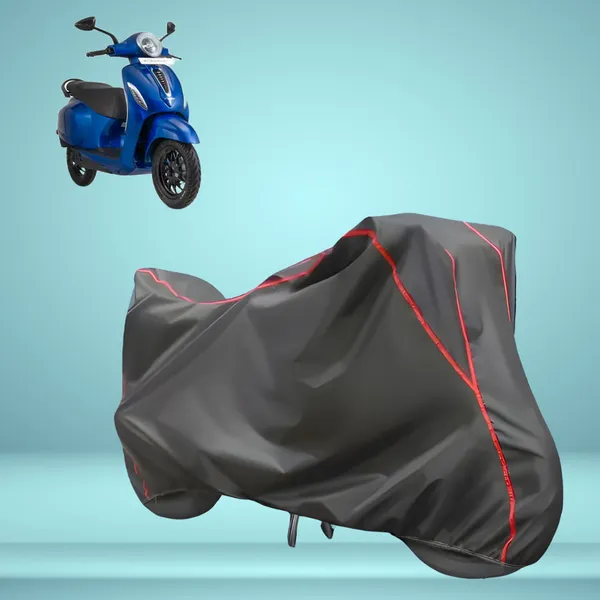 Stylish_Grey_Water_Resistant_Dustproof_UV_&_Heat_Resistant_Multicolor_Piping_Bike_Scooter_Scooty_Cover_Compatible_with_Bajaj_Chetak