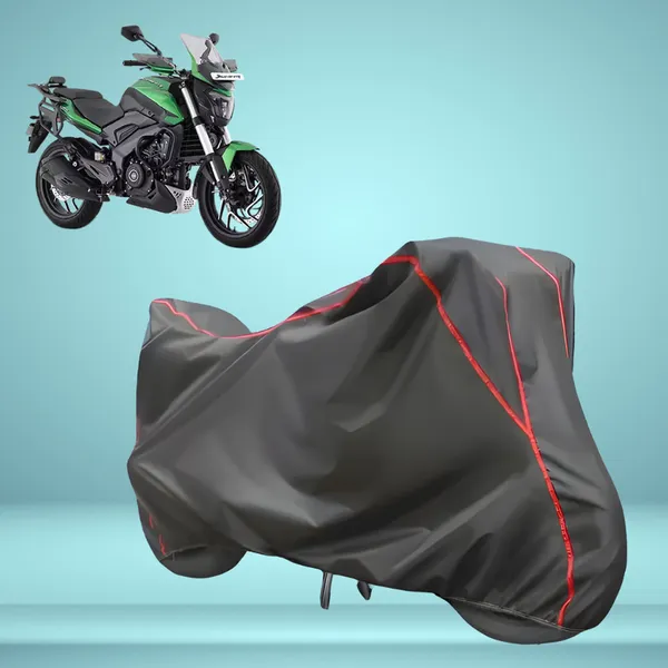 Stylish_Grey_Water_Resistant_Dustproof_UV_&_Heat_Resistant_Multicolor_Piping_Bike_Scooter_Scooty_Cover_Compatible_with_Bajaj_Dominar_400