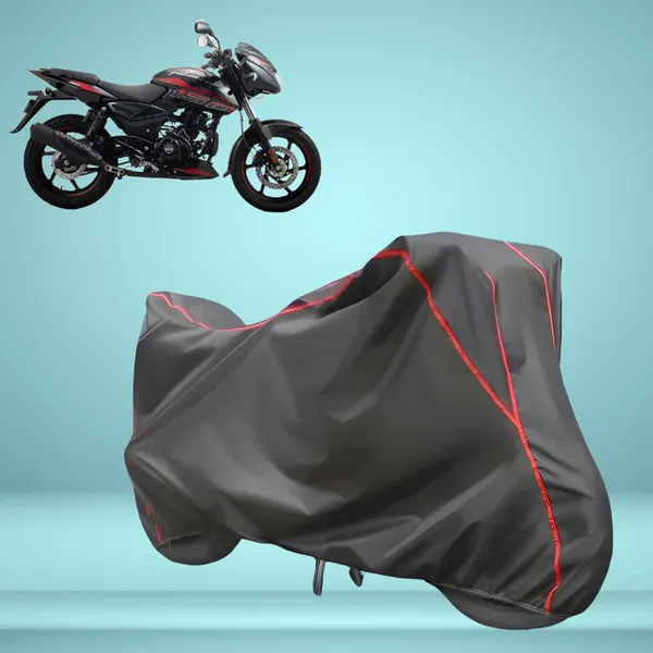 Stylish_Grey_Water_Resistant_Dustproof_UV_&_Heat_Resistant_Multicolor_Piping_Bike_Scooter_Scooty_Cover_Compatible_with_Bajaj_Pulsar_150