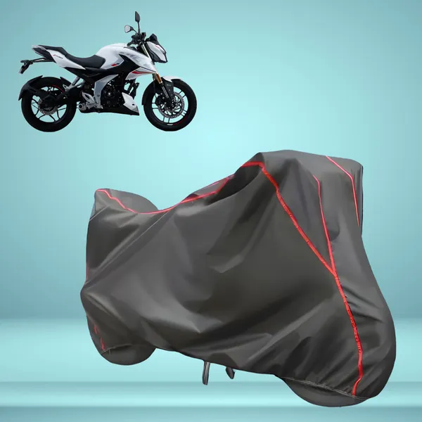 Bajaj_Pulsar_N160_Stylish_Grey_Water_Resistant_Dustproof_UV_&_Heat_Resistant_Multicolor_Piping_Bike_Scooter_Scooty_Cover_Compatible