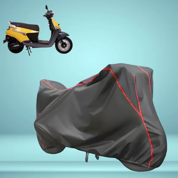 Stylish_Grey_Water_Resistant_Dustproof_UV_&_Heat_Resistant_Multicolor_Piping_Bike_Scooter_Scooty_Cover_Compatible_with_BGauss_C12