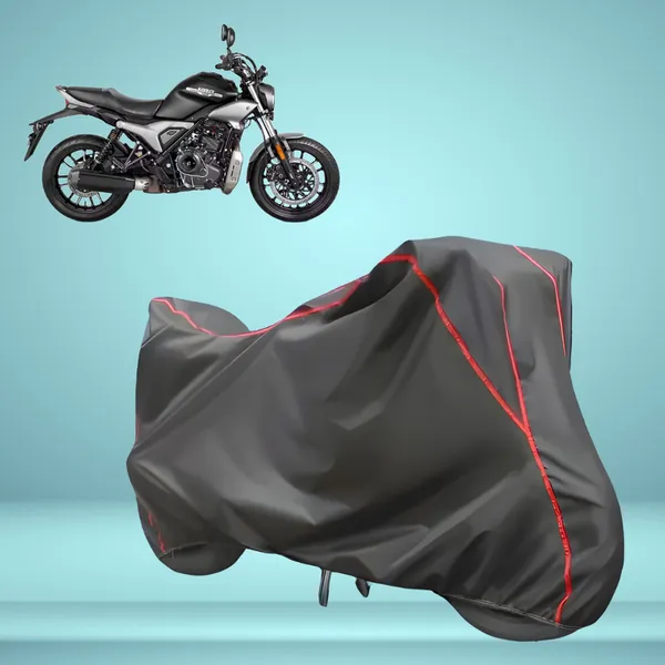 Stylish_Grey_Water_Resistant_Dustproof_UV_&_Heat_Resistant_Multicolor_Piping_Bike_Scooter_Scooty_Cover_Compatible_with_Hero_Mavrick_440