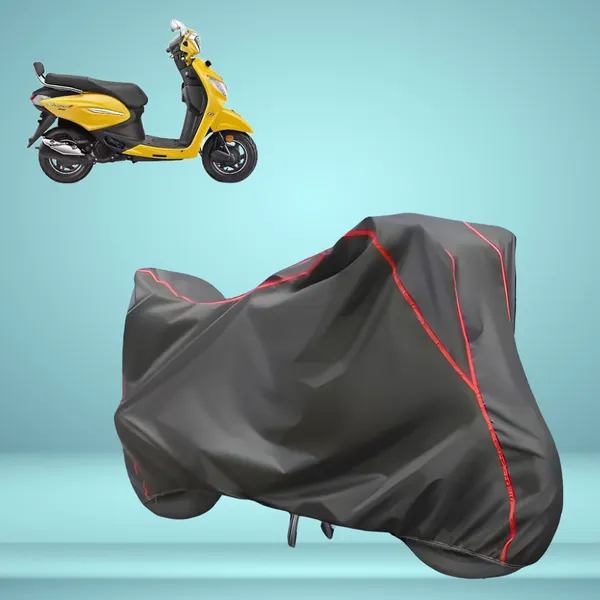 Stylish_Grey_Water_Resistant_Dustproof_UV_&_Heat_Resistant_Multicolor_Piping_Bike_Scooter_Scooty_Cover_Compatible_with_Hero_Pleasure_+_Xtec