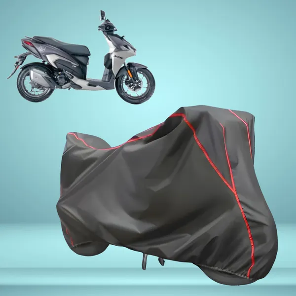 Stylish_Grey_Water_Resistant_Dustproof_UV_&_Heat_Resistant_Multicolor_Piping_Bike_Scooter_Scooty_Cover_Compatible_with_Hero_Xoom_125
