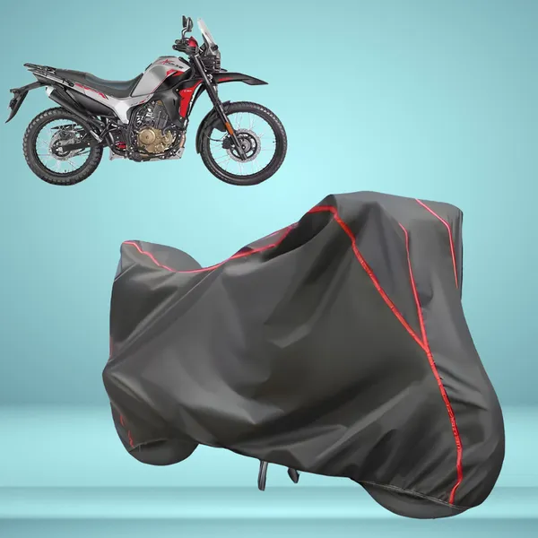 Stylish_Grey_Water_Resistant_Dustproof_UV_&_Heat_Resistant_Multicolor_Piping_Bike_Scooter_Scooty_Cover_Compatible_with_Hero_Xpulse_210