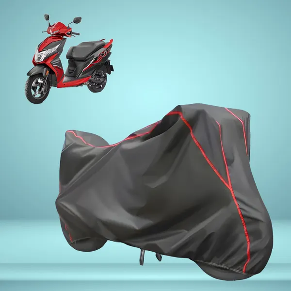 Stylish_Grey_Water_Resistant_Dustproof_UV_&_Heat_Resistant_Multicolor_Piping_Bike_Scooter_Scooty_Cover_Compatible_with_Honda_Dio