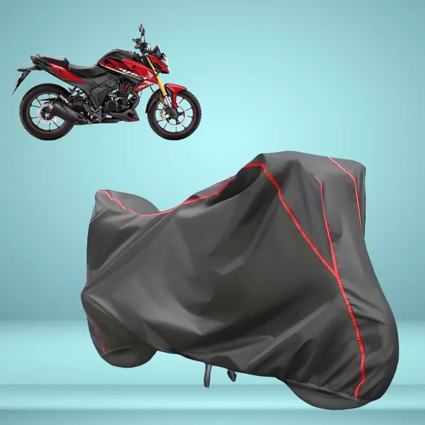 Stylish_Grey_Water_Resistant_Dustproof_UV_&_Heat_Resistant_Multicolor_Piping_Bike_Scooter_Scooty_Cover_Compatible_with_Honda_Hornet_2.0
