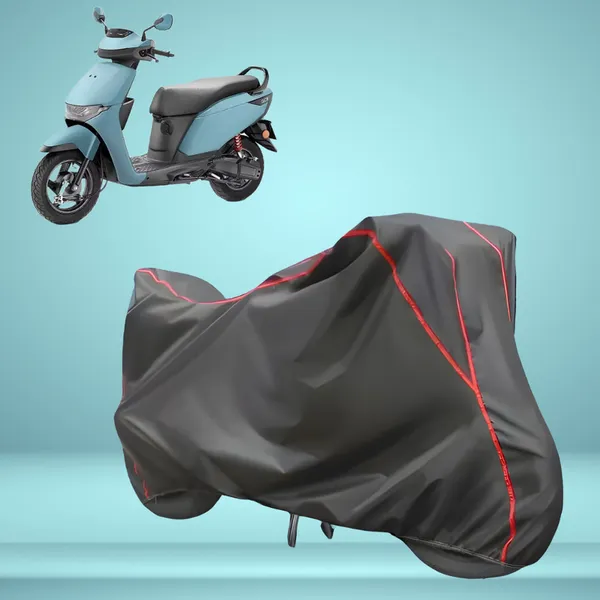 Stylish_Grey_Water_Resistant_Dustproof_UV_&_Heat_Resistant_Multicolor_Piping_Bike_Scooter_Scooty_Cover_Compatible_with_Honda_QC1