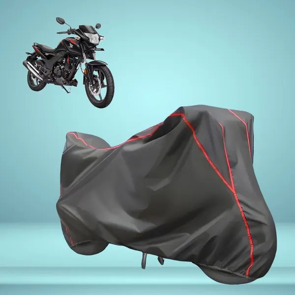 Stylish_Grey_Water_Resistant_Dustproof_UV_&_Heat_Resistant_Multicolor_Piping_Bike_Scooter_Scooty_Cover_Compatible_with_Honda_SP160