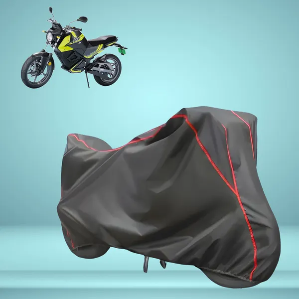 Stylish_Grey_Water_Resistant_Dustproof_UV_&_Heat_Resistant_Multicolor_Piping_Bike_Scooter_Scooty_Cover_Compatible_with_Oben_Rorr_EZ
