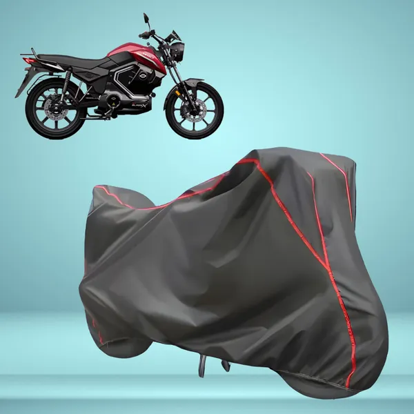 Stylish_Grey_Water_Resistant_Dustproof_UV_&_Heat_Resistant_Multicolor_Piping_Bike_Scooter_Scooty_Cover_Compatible_with_Revolt_RV_BlazeX
