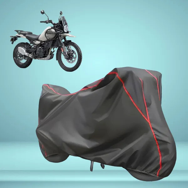 Stylish_Grey_Water_Resistant_Dustproof_UV_&_Heat_Resistant_Multicolor_Piping_Bike_Scooter_Scooty_Cover_Compatible_with_Royal_Enfield_Himalayan_450