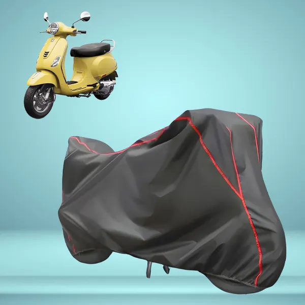 Stylish_Grey_Water_Resistant_Dustproof_UV_&_Heat_Resistant_Multicolor_Piping_Bike_Scooter_Scooty_Cover_Compatible_with_Vespa_VXL_150
