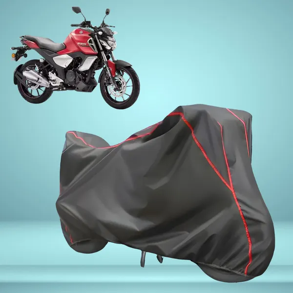 Stylish_Grey_Water_Resistant_Dustproof_UV_&_Heat_Resistant_Multicolor_Piping_Bike_Scooter_Scooty_Cover_Compatible_with_Yamaha_FZ_S_FI