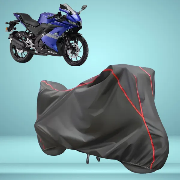 Stylish_Grey_Water_Resistant_Dustproof_UV_&_Heat_Resistant_Multicolor_Piping_Bike_Scooter_Scooty_Cover_Compatible_with_Yamaha_R15S