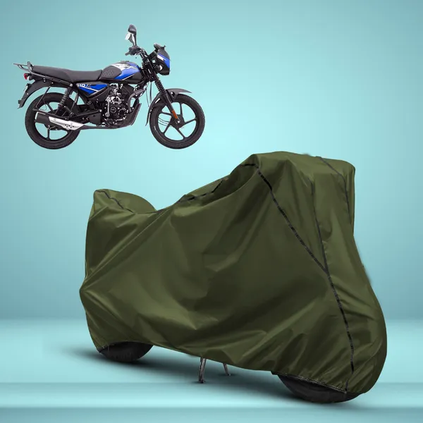 Stylish_Olive_Green_Water_Resistant_Dustproof_UV_&_Heat_Resistant_Multicolor_Piping_Bike_Scooter_Scooty_Cover_Compatible_with_Bajaj_CT_110