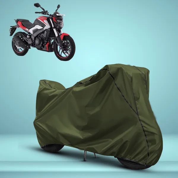 Stylish_Olive_Green_Water_Resistant_Dustproof_UV_&_Heat_Resistant_Multicolor_Piping_Bike_Scooter_Scooty_Cover_Compatible_with_Bajaj_Dominar_250