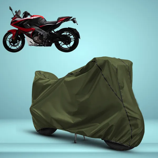 Stylish_Olive_Green_Water_Resistant_Dustproof_UV_&_Heat_Resistant_Multicolor_Piping_Bike_Scooter_Scooty_Cover_Compatible_with_Bajaj_Pulsar_RS_200