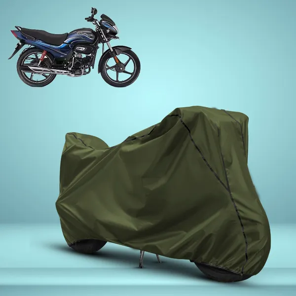 Stylish_Olive_Green_Water_Resistant_Dustproof_UV_&_Heat_Resistant_Multicolor_Piping_Bike_Scooter_Scooty_Cover_Compatible_with_Hero_Passion_Plus