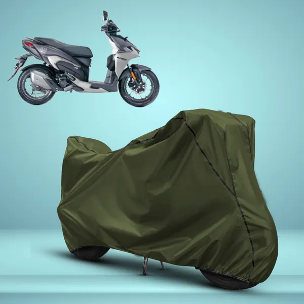Stylish_Olive_Green_Water_Resistant_Dustproof_UV_&_Heat_Resistant_Multicolor_Piping_Bike_Scooter_Scooty_Cover_Compatible_with_Hero_Xoom_125