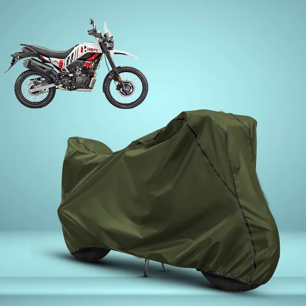 Stylish_Olive_Green_Water_Resistant_Dustproof_UV_&_Heat_Resistant_Multicolor_Piping_Bike_Scooter_Scooty_Cover_Compatible_with_Hero_Xpulse_200_4V