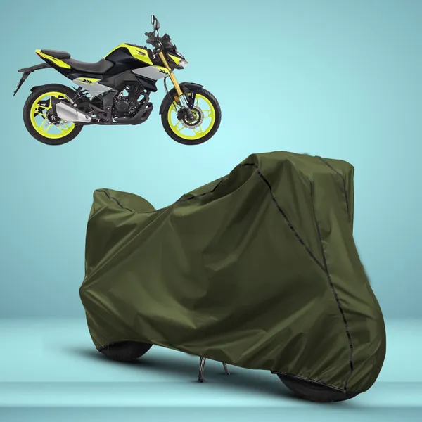 Stylish_Olive_Green_Water_Resistant_Dustproof_UV_&_Heat_Resistant_Multicolor_Piping_Bike_Scooter_Scooty_Cover_Compatible_with_Honda_CB_125_Hornet
