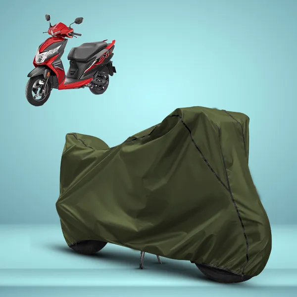 Stylish_Olive_Green_Water_Resistant_Dustproof_UV_&_Heat_Resistant_Multicolor_Piping_Bike_Scooter_Scooty_Cover_Compatible_with_Honda_Dio