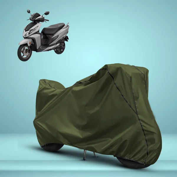 Stylish_Olive_Green_Water_Resistant_Dustproof_UV_&_Heat_Resistant_Multicolor_Piping_Bike_Scooter_Scooty_Cover_Compatible_with_Honda_Dio_125