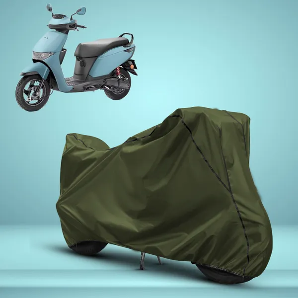 Stylish_Olive_Green_Water_Resistant_Dustproof_UV_&_Heat_Resistant_Multicolor_Piping_Bike_Scooter_Scooty_Cover_Compatible_with_Honda_QC1