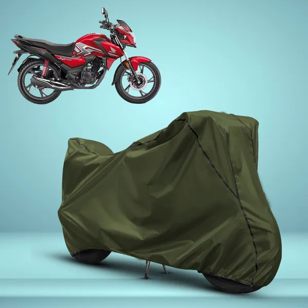 Stylish_Olive_Green_Water_Resistant_Dustproof_UV_&_Heat_Resistant_Multicolor_Piping_Bike_Scooter_Scooty_Cover_Compatible_with_Honda_SP_125