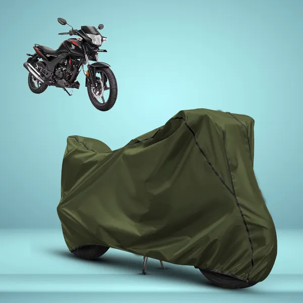 Stylish_Olive_Green_Water_Resistant_Dustproof_UV_&_Heat_Resistant_Multicolor_Piping_Bike_Scooter_Scooty_Cover_Compatible_with_Honda_SP160