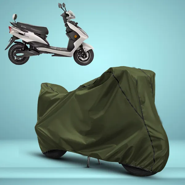 Stylish_Olive_Green_Water_Resistant_Dustproof_UV_&_Heat_Resistant_Multicolor_Piping_Bike_Scooter_Scooty_Cover_Compatible_with_iVOOMi_S1