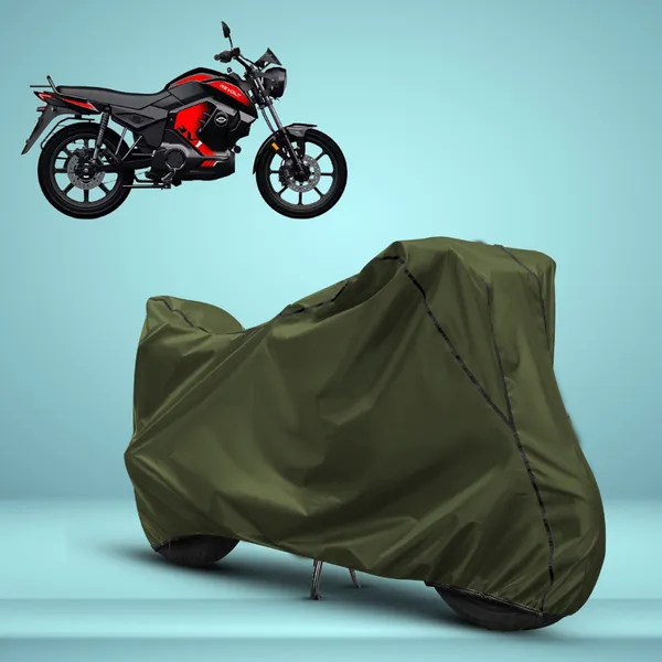 Stylish_Olive_Green_Water_Resistant_Dustproof_UV_&_Heat_Resistant_Multicolor_Piping_Bike_Scooter_Scooty_Cover_Compatible_with_Revolt_RV1