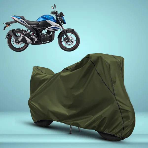 Stylish_Olive_Green_Water_Resistant_Dustproof_UV_&_Heat_Resistant_Multicolor_Piping_Bike_Scooter_Scooty_Cover_Compatible_with_Suzuki_Gixxer