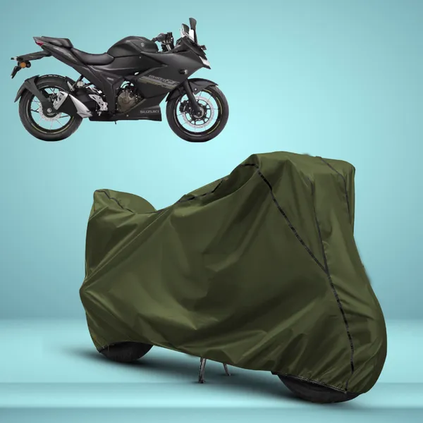 Stylish_Olive_Green_Water_Resistant_Dustproof_UV_&_Heat_Resistant_Multicolor_Piping_Bike_Scooter_Scooty_Cover_Compatible_with_Suzuki_Gixxer_SF_250