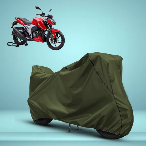 Stylish_Olive_Green_Water_Resistant_Dustproof_UV_&_Heat_Resistant_Multicolor_Piping_Bike_Scooter_Scooty_Cover_Compatible_with_TVS_Apache_RTR_160_4V