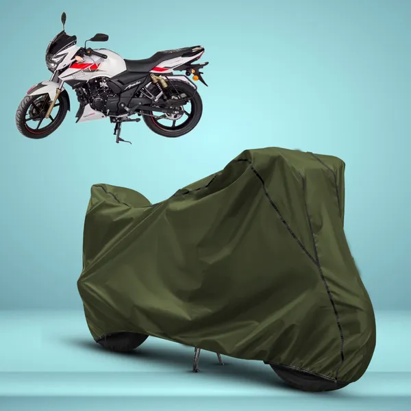 Stylish_Olive_Green_Water_Resistant_Dustproof_UV_&_Heat_Resistant_Multicolor_Piping_Bike_Scooter_Scooty_Cover_Compatible_with_TVS_Apache_RTR_180