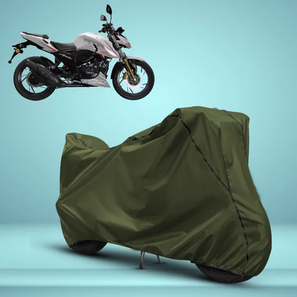 Stylish_Olive_Green_Water_Resistant_Dustproof_UV_&_Heat_Resistant_Multicolor_Piping_Bike_Scooter_Scooty_Cover_Compatible_with_TVS_Apache_RTR_200_4V